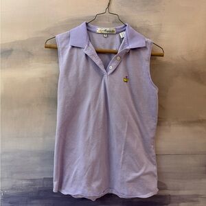 Magnolia Lane Masters Women’s Purple Sleeveless Polo Top